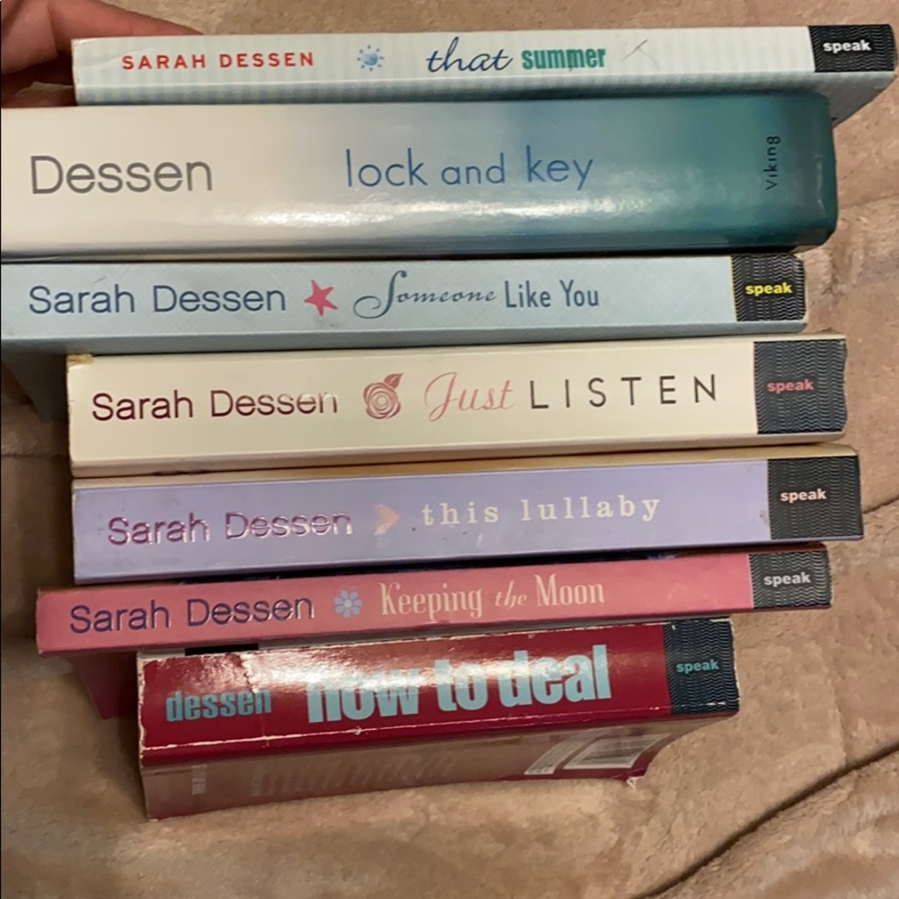 Sarah dessen novels